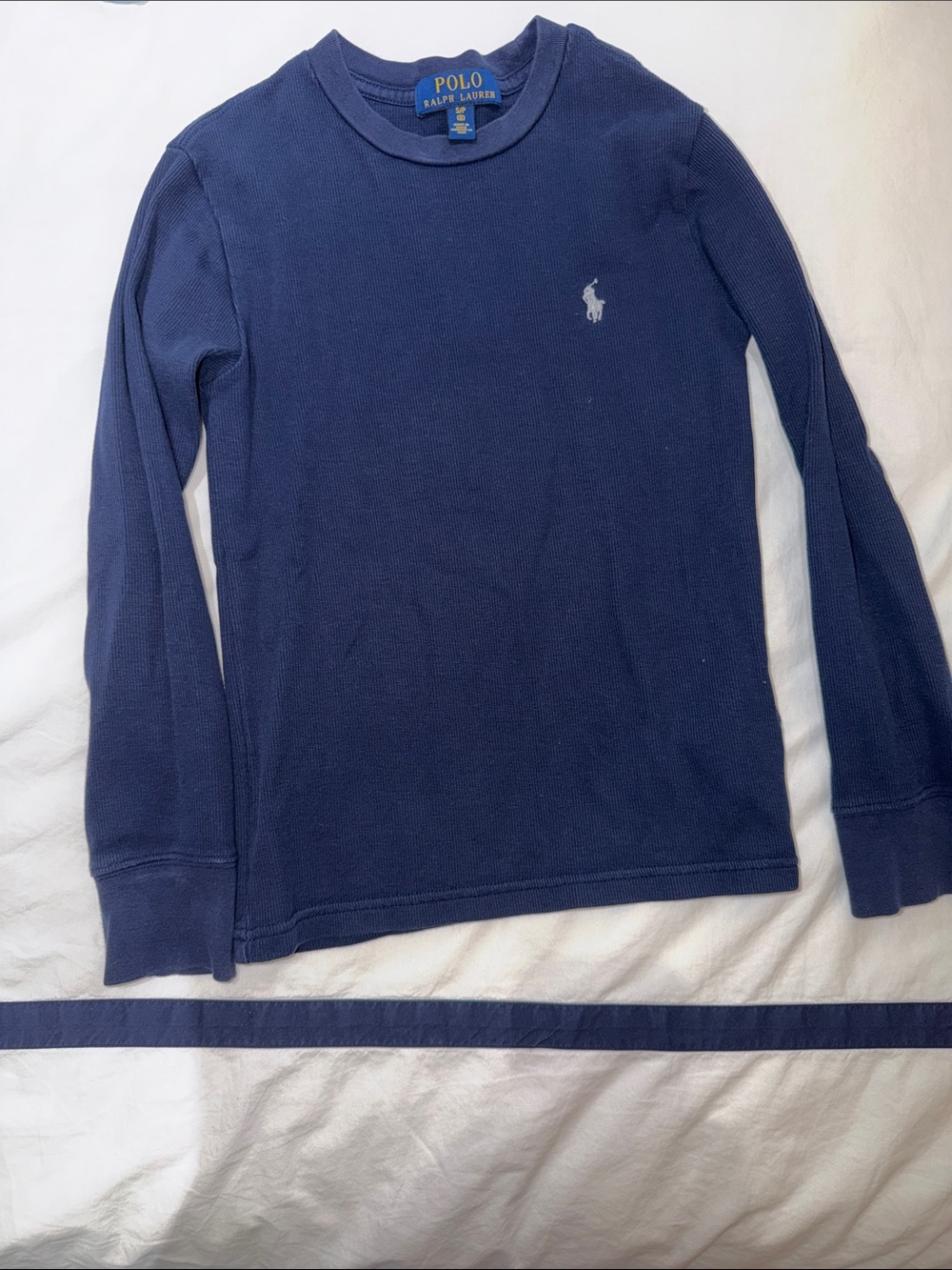 Polo Ralph Lauren Navy Blue Long Sleeve  Tee